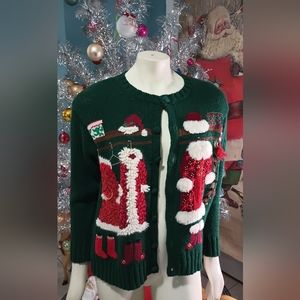 Susan Bristol Santa Closet Christmas Sweater